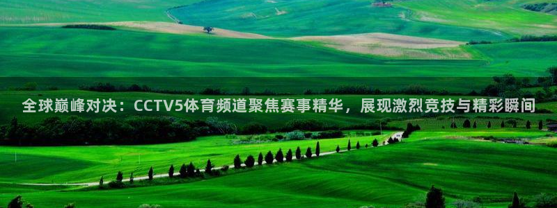 玩球直播吧：全球巅峰对决：CCTV5体育频道聚焦赛事精华，展现激烈竞技与精彩瞬间