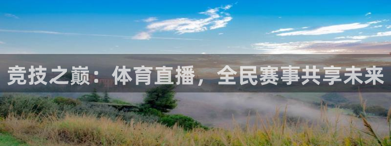 玩球直播jrs直播：竞技之巅：体育直播，全民赛事共享未来